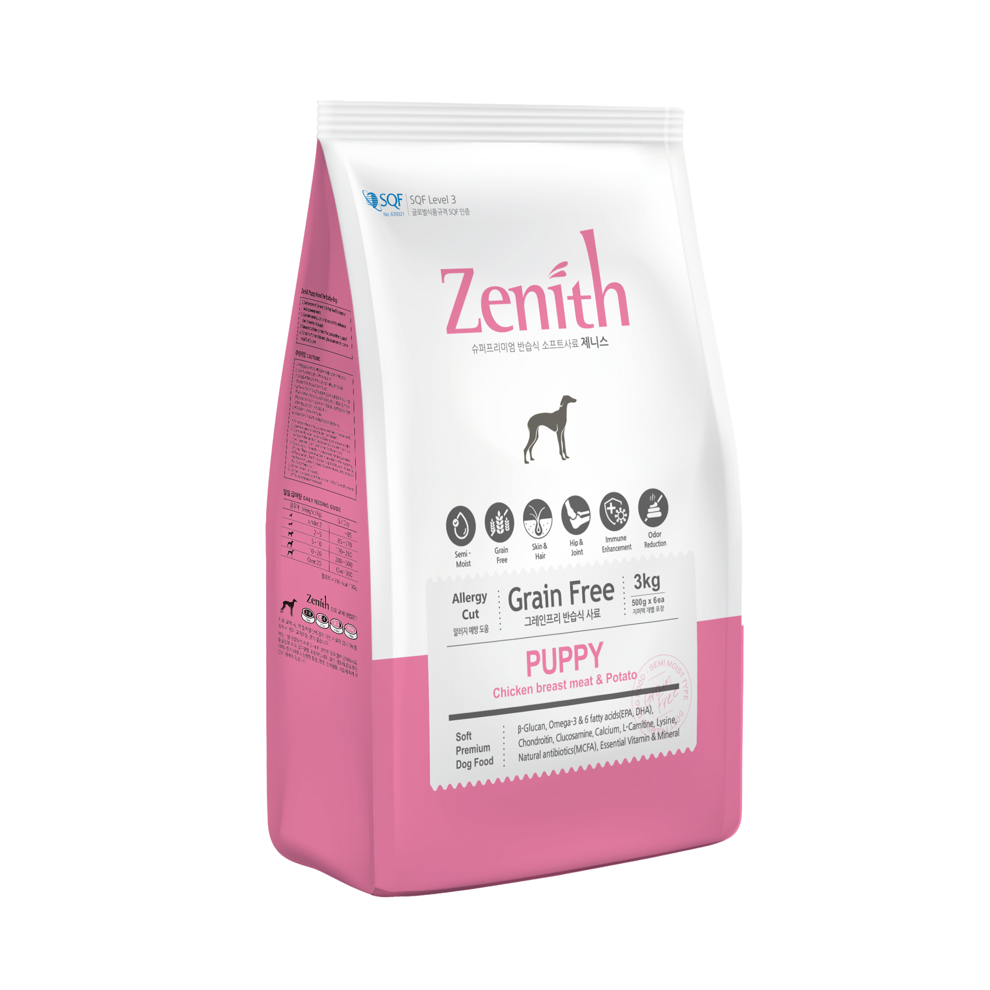 Thức ăn hạt mềm chó con Zenith Puppy