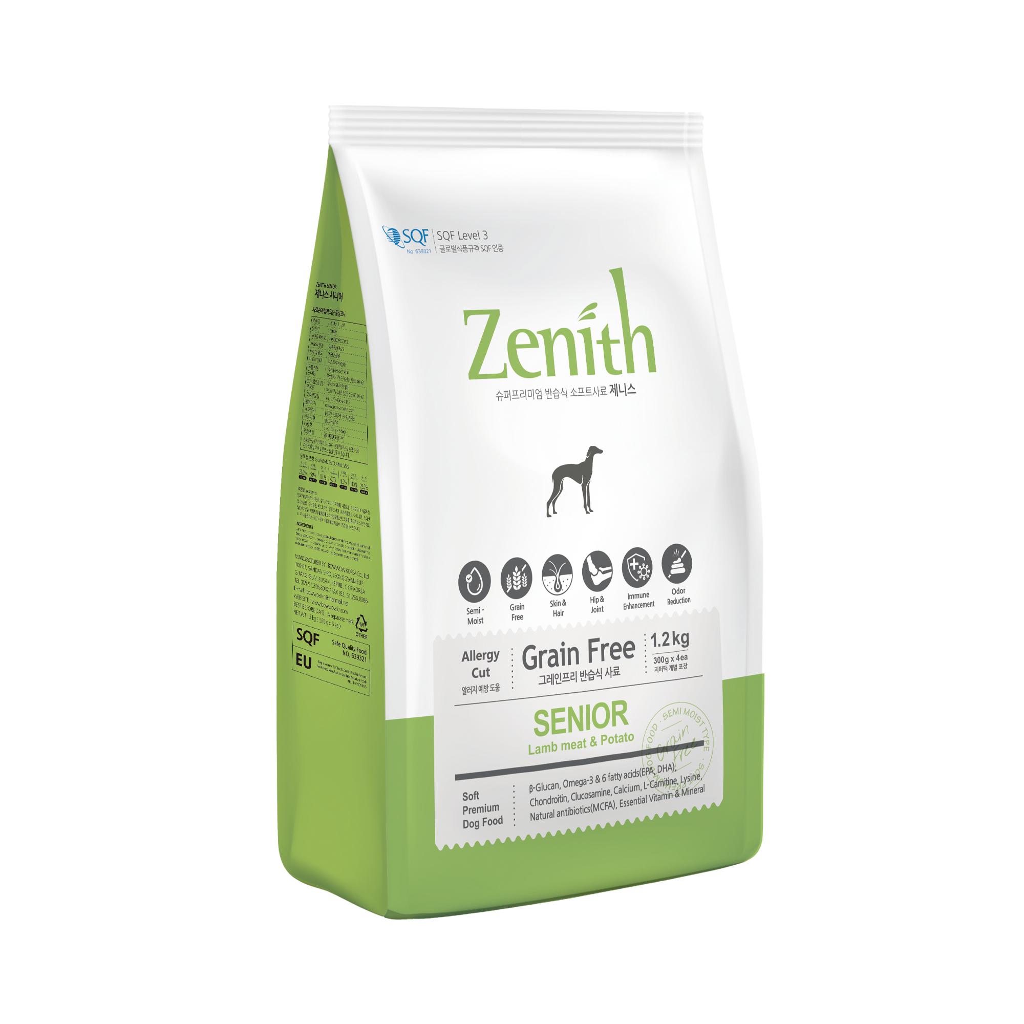 Thức ăn hạt mềm chó già Zenith Senior